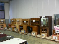 学習デスクの展示品の写真